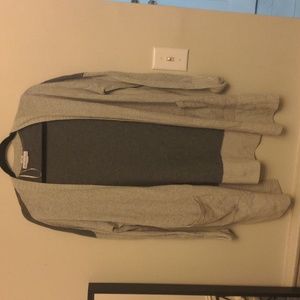 Gray cardigan